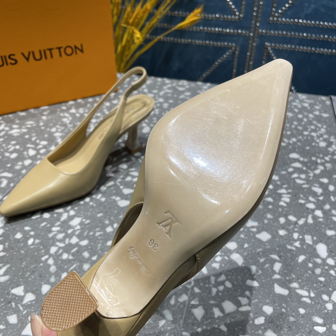 L0vis Vvtt0n Sparkle Slingback Pump Beige For Women 1AB0Q5