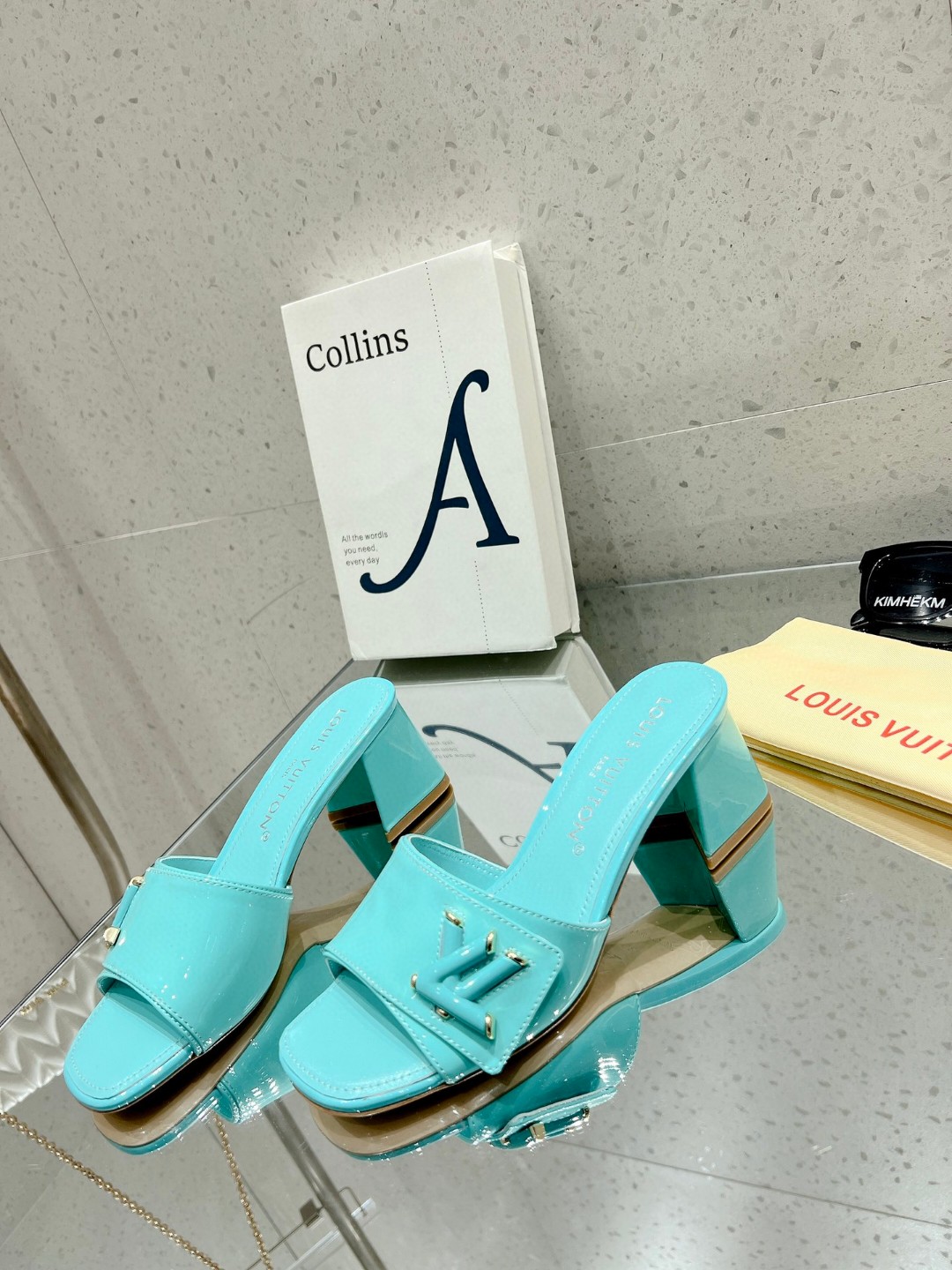 L0vis Vvtt0n Shake Mule Jade Green For Women