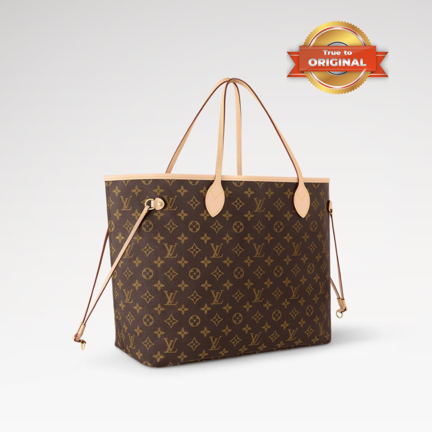 [True-to-ORIGINAL] L0vis Vvtt0n Neverfull GM Tote Bag Monogram Canvas Brown For Women 39cm/15.4in M46978