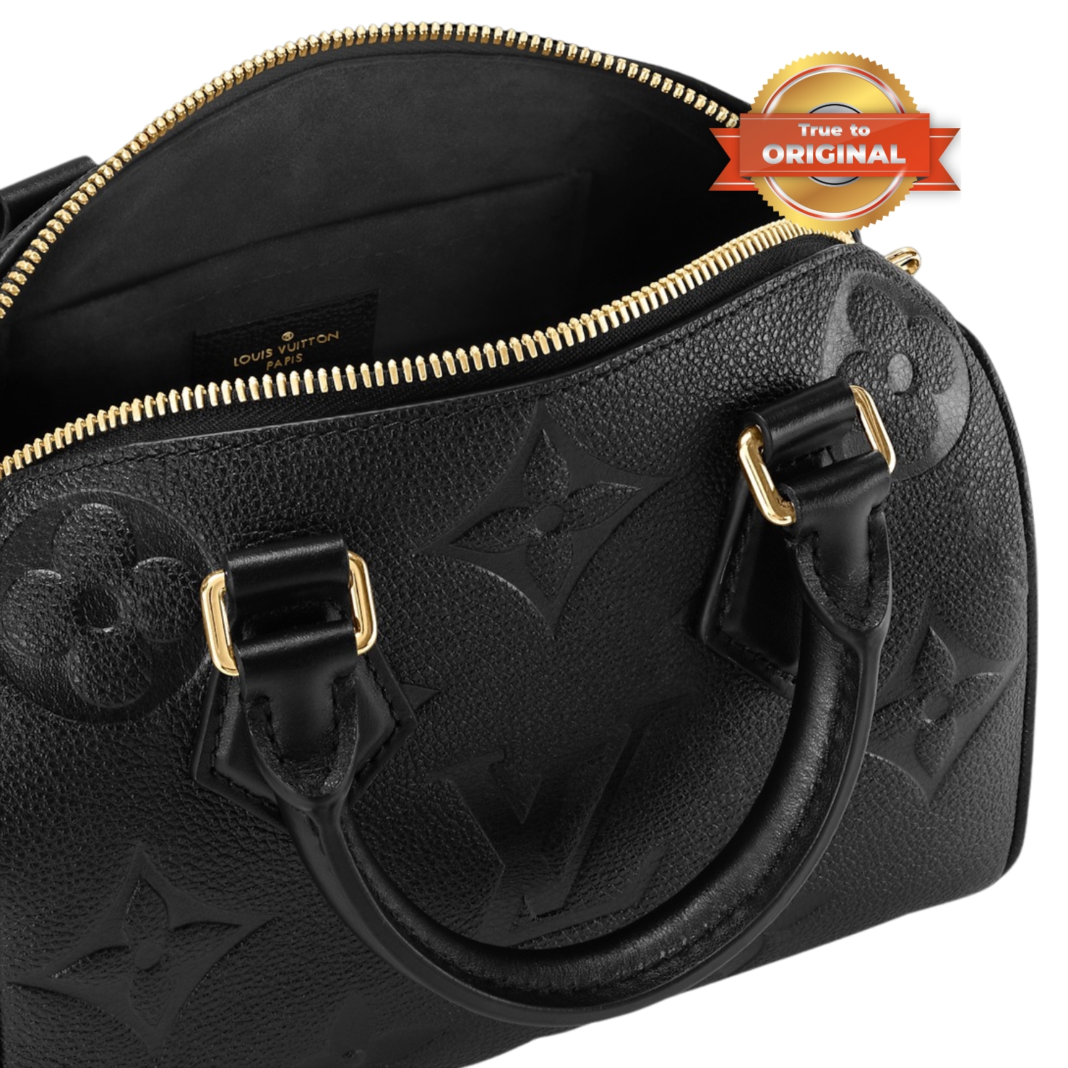 [True-to-ORIGINAL] L0vis Vvtt0n Speedy Bandoulière 20 Monogram Empreinte Black For Women 20.5cm/8.1in M58953