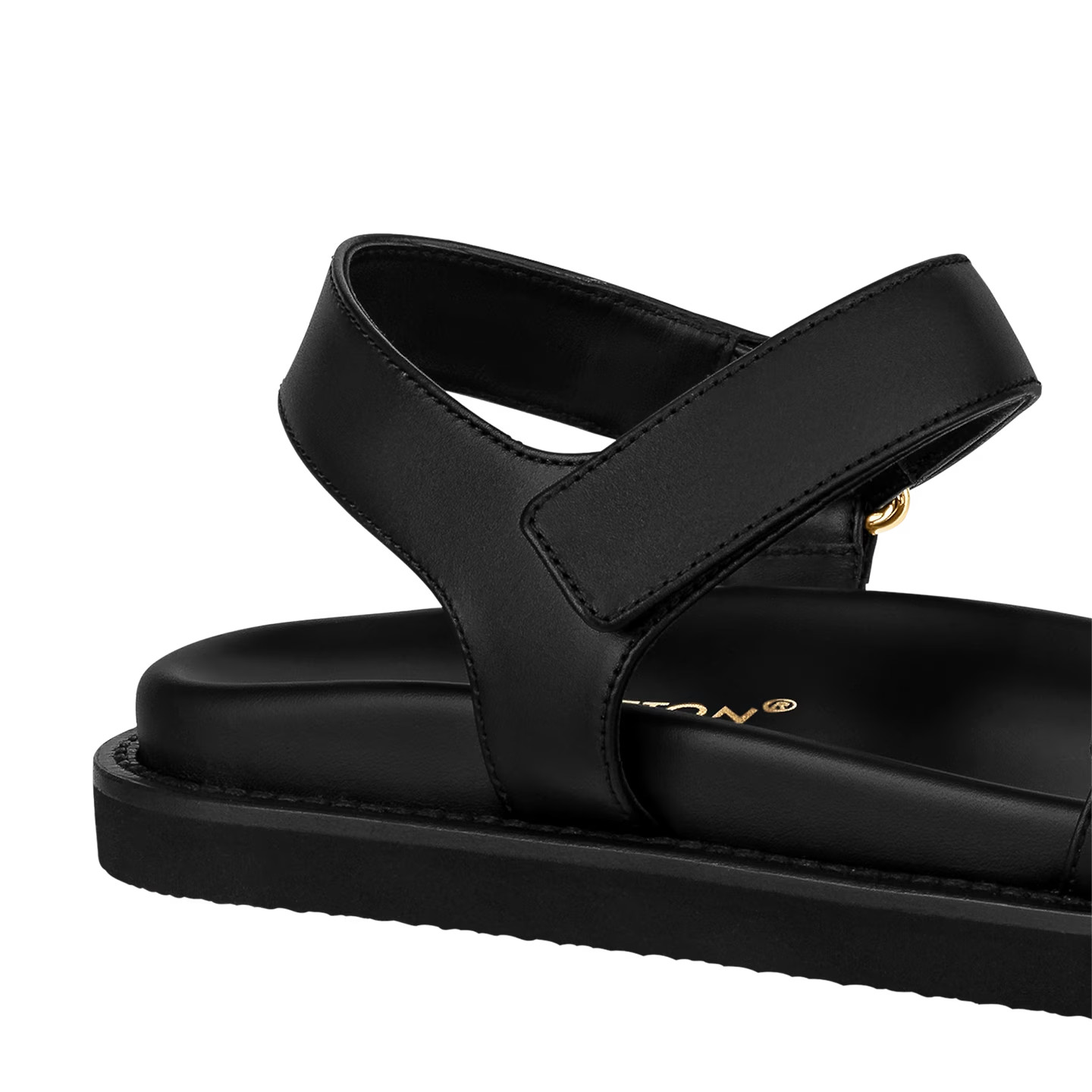 L0vis Vvtt0n Sunset Comfort Flat Sandal Black 1ABW6W