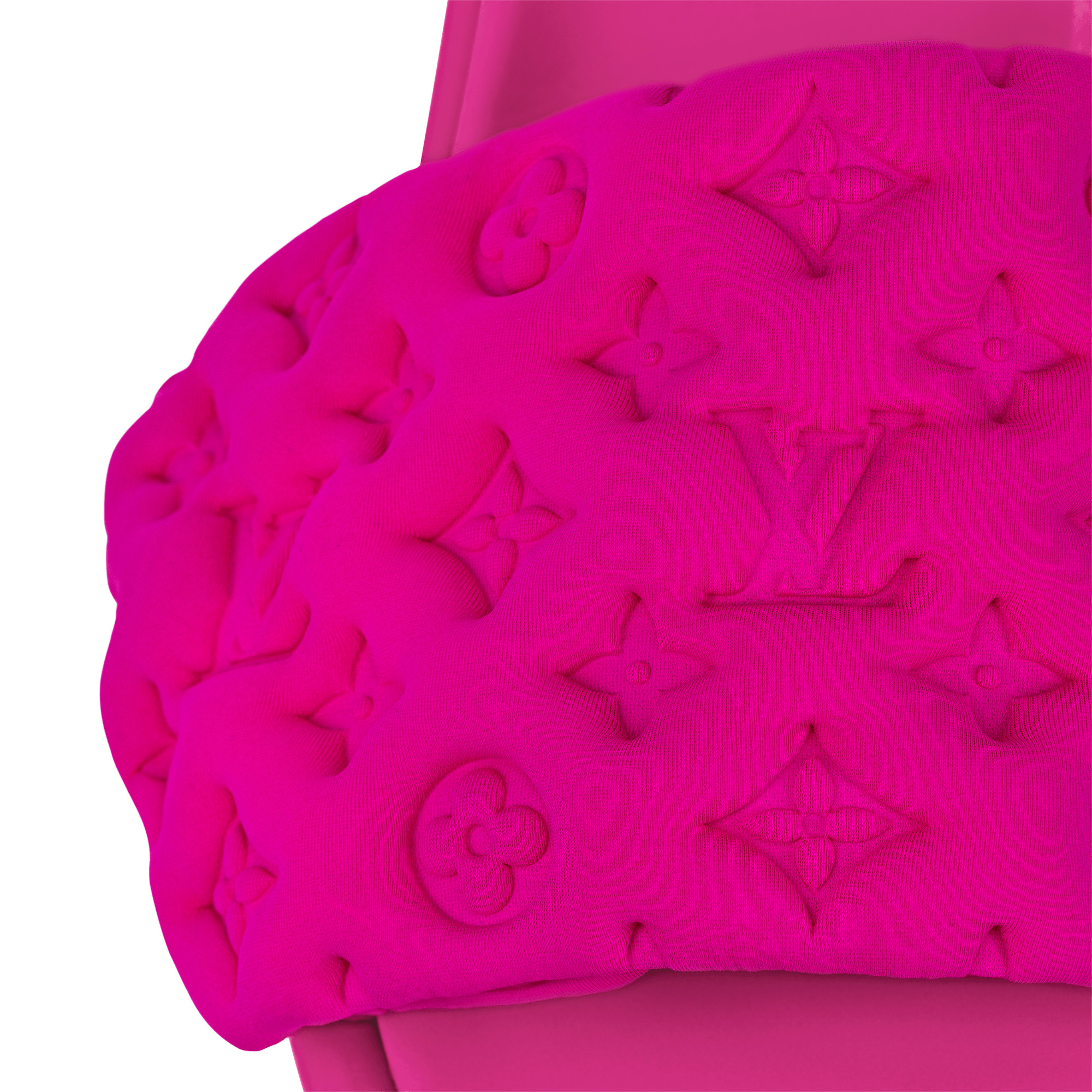 L0vis Vvtt0n Pool Pillow Flat Comfort Mule Pink For Women 1AB1NN