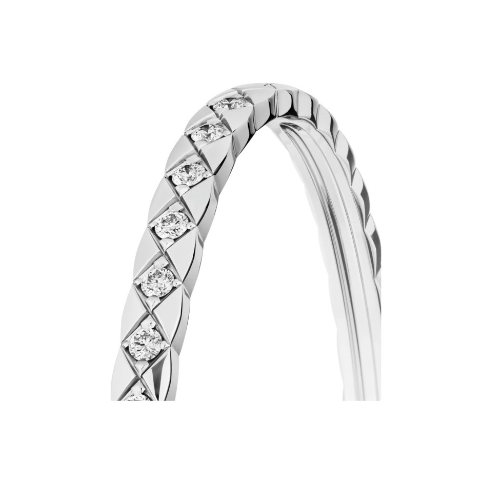 Ch**el Coco Crush Bracelet White Gold For Women J12809