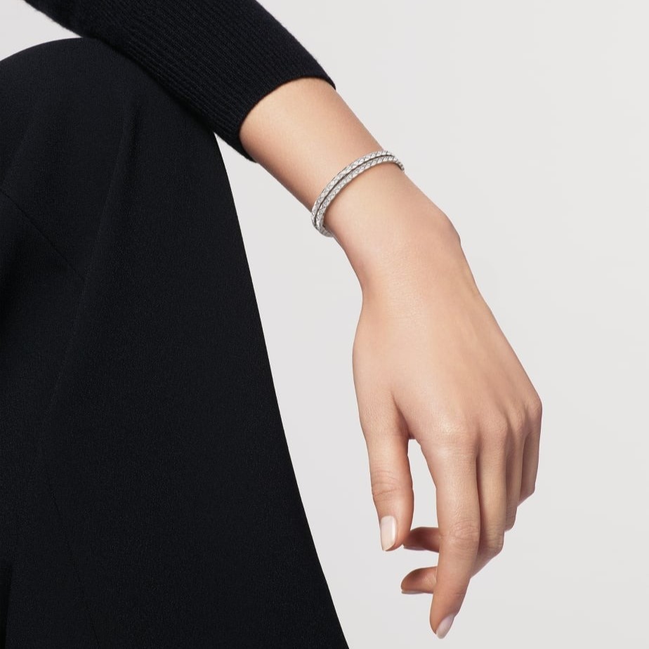 Ch**el Coco Crush Bracelet White Gold For Women J12328