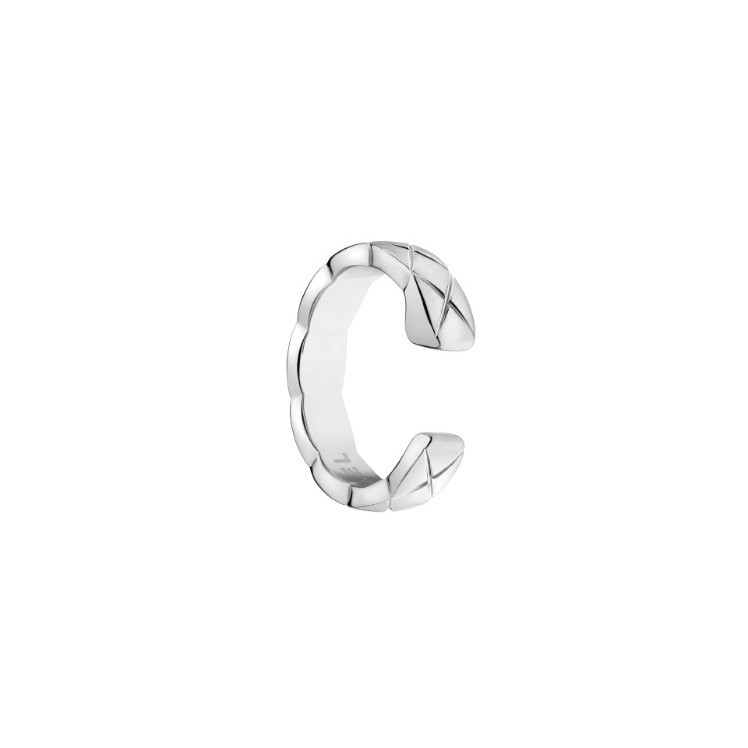 Ch**el Coco Crush Single Earring White Gold For Women J12154