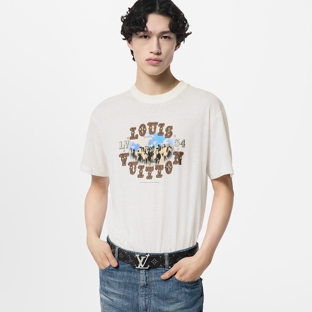 L0vis Vvtt0n LV Initiales 40mm Reversible Belt Black For Men M8741V