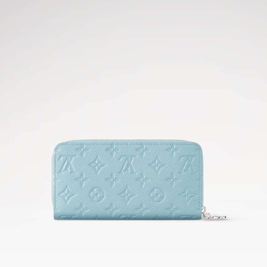 L0vis Vvtt0n Zippy Wallet Azur Frost For Women 7.7in/20cm M12680