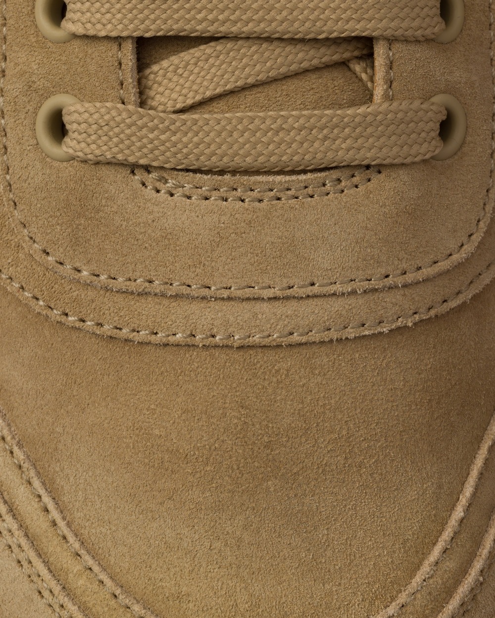 Pra*a Trail Faded Suede Sneakers Ecru For Men 2EG459_Z5O_F0379_F_G000