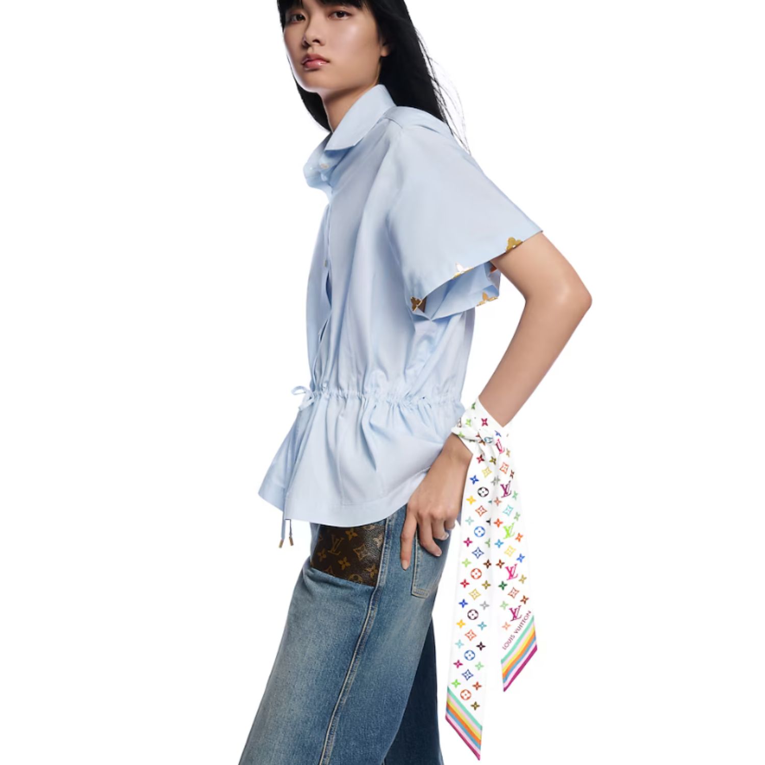 L0vis Vvtt0n LV x TM Monogram Multicolor BB Bandeau Blanc For Women – M94963