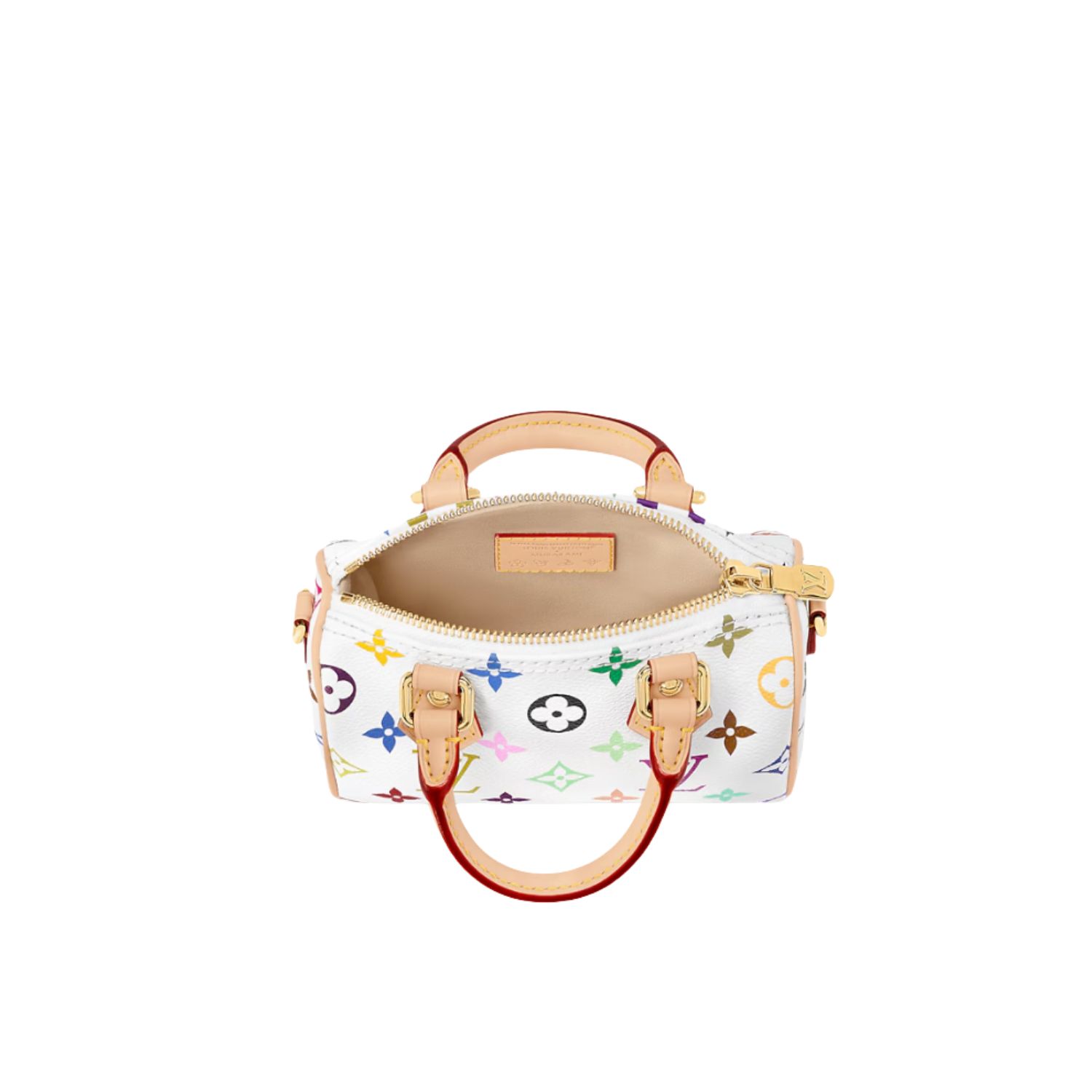 L0vis Vvtt0n LV x TM Nano Speedy Multicolore Blanc Bag For Women 16cm/6.3in – M13391