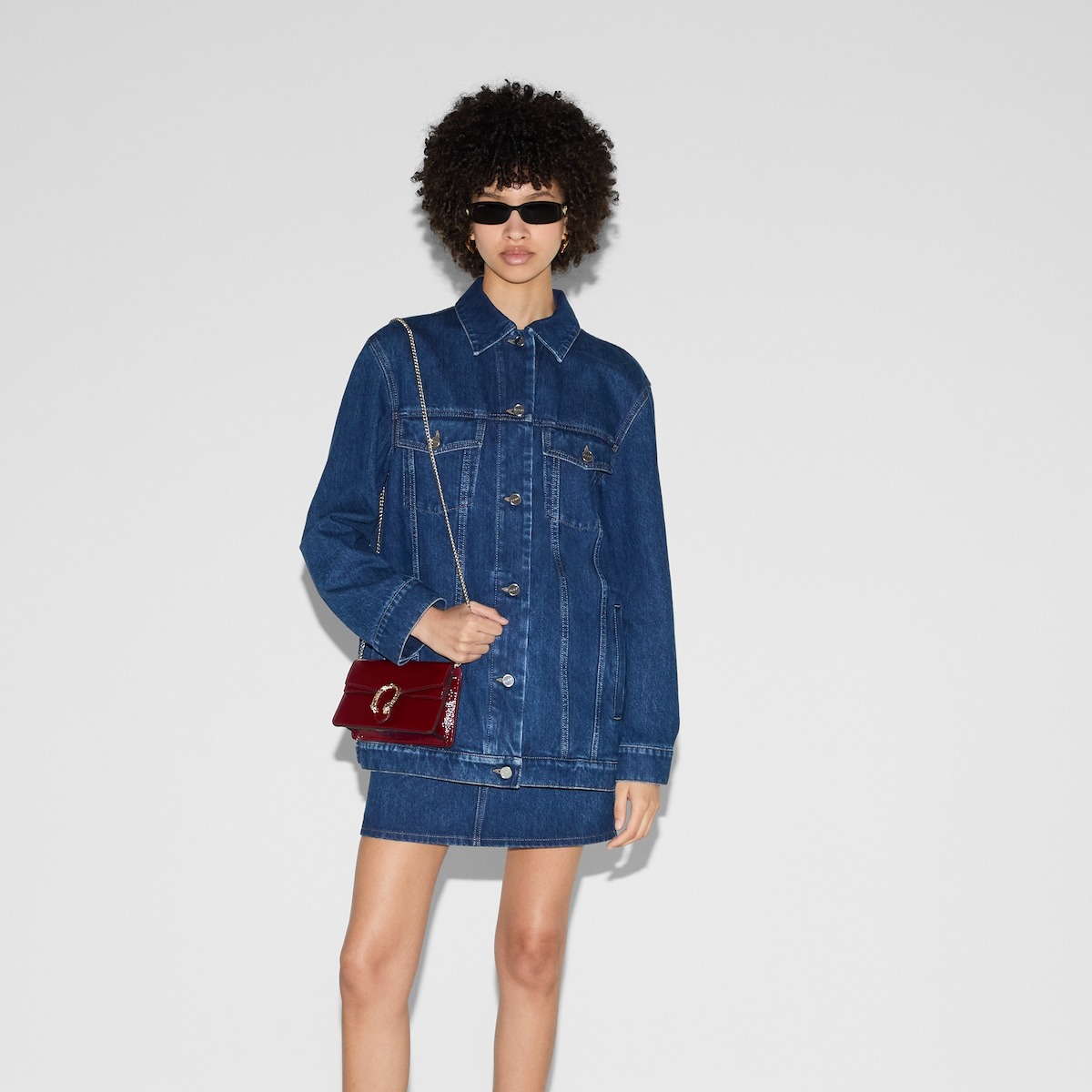 Gvc*1 Dionysus S*per Mini Bag Red For Women 6.9in/18cm 795368 0AAA8 6207