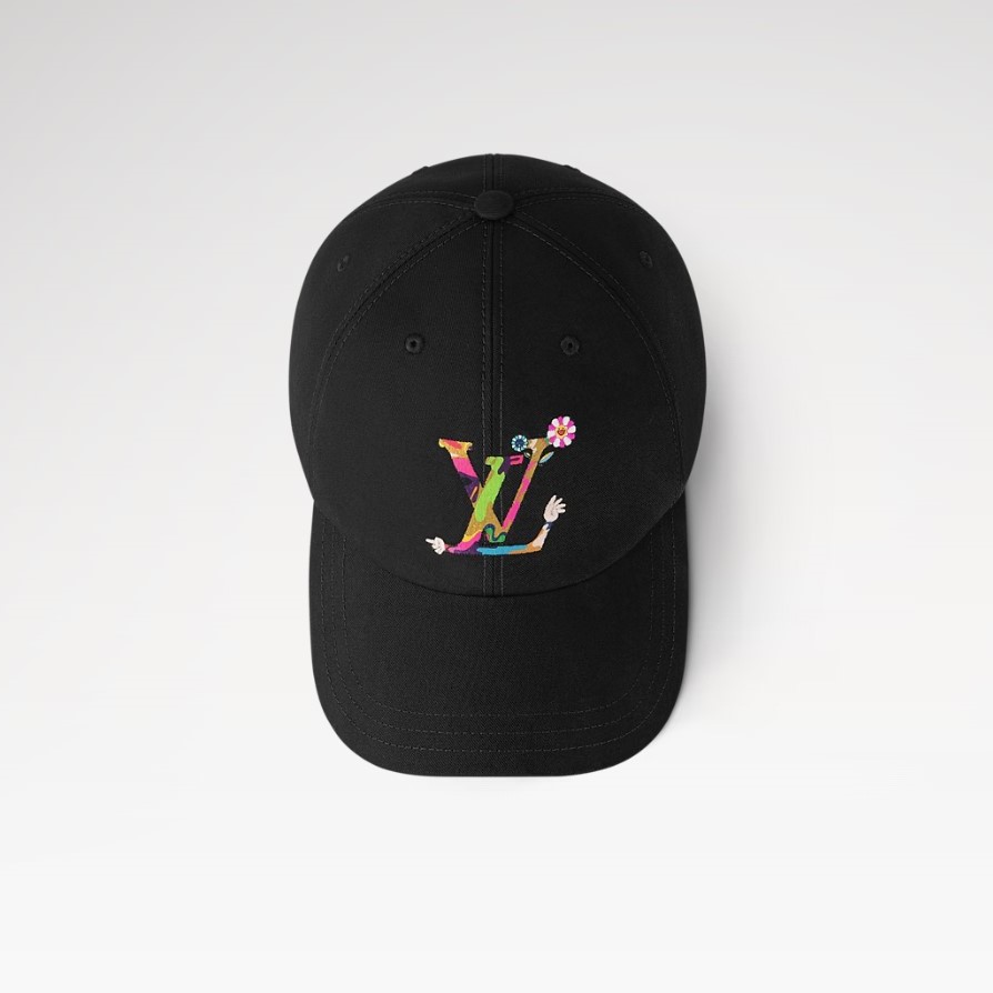 L0vis Vvtt0n LV x TM S*perflat Cap Black For Women M5000M