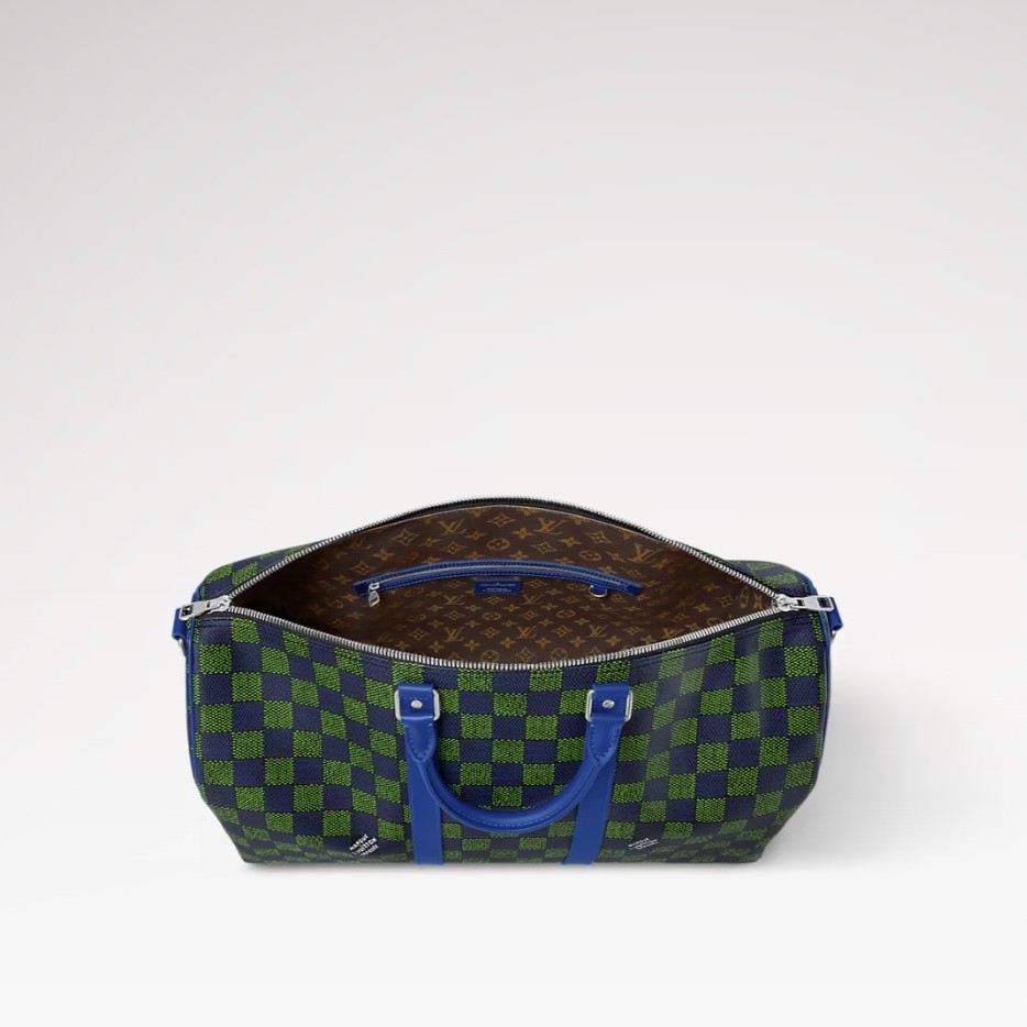 L0vis Vvtt0n Keepall Bandoulière 50 Blue Green 19.7in/50cm N00161