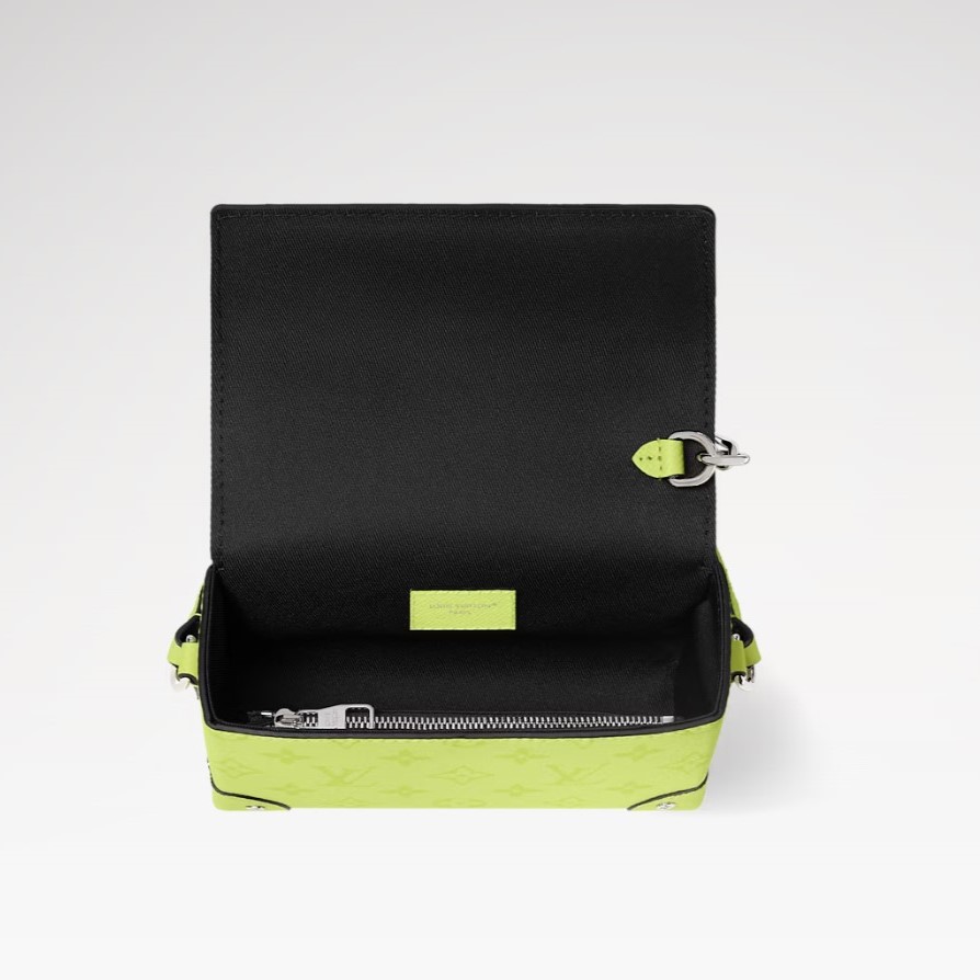 L0vis Vvtt0n Steamer Wearable Wallet Lemon Yellow For Men 7.1in/18cm M14117