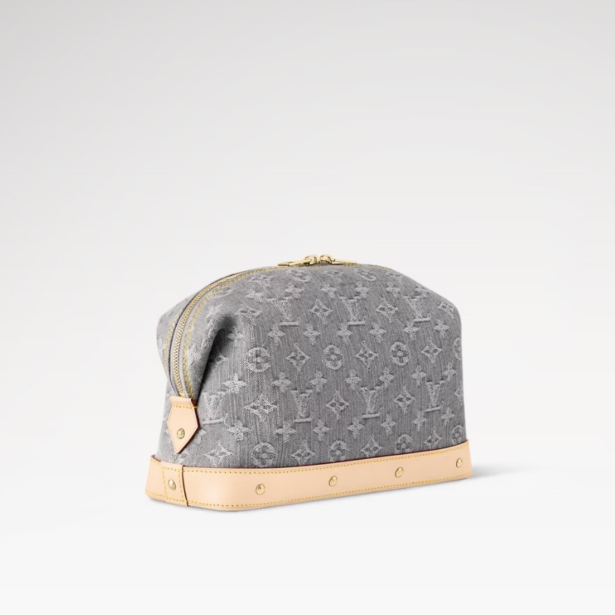 L0vis Vvtt0n Cosmetic Pouch GM Cloudy Gray For Women 10.6in/27cm M13750