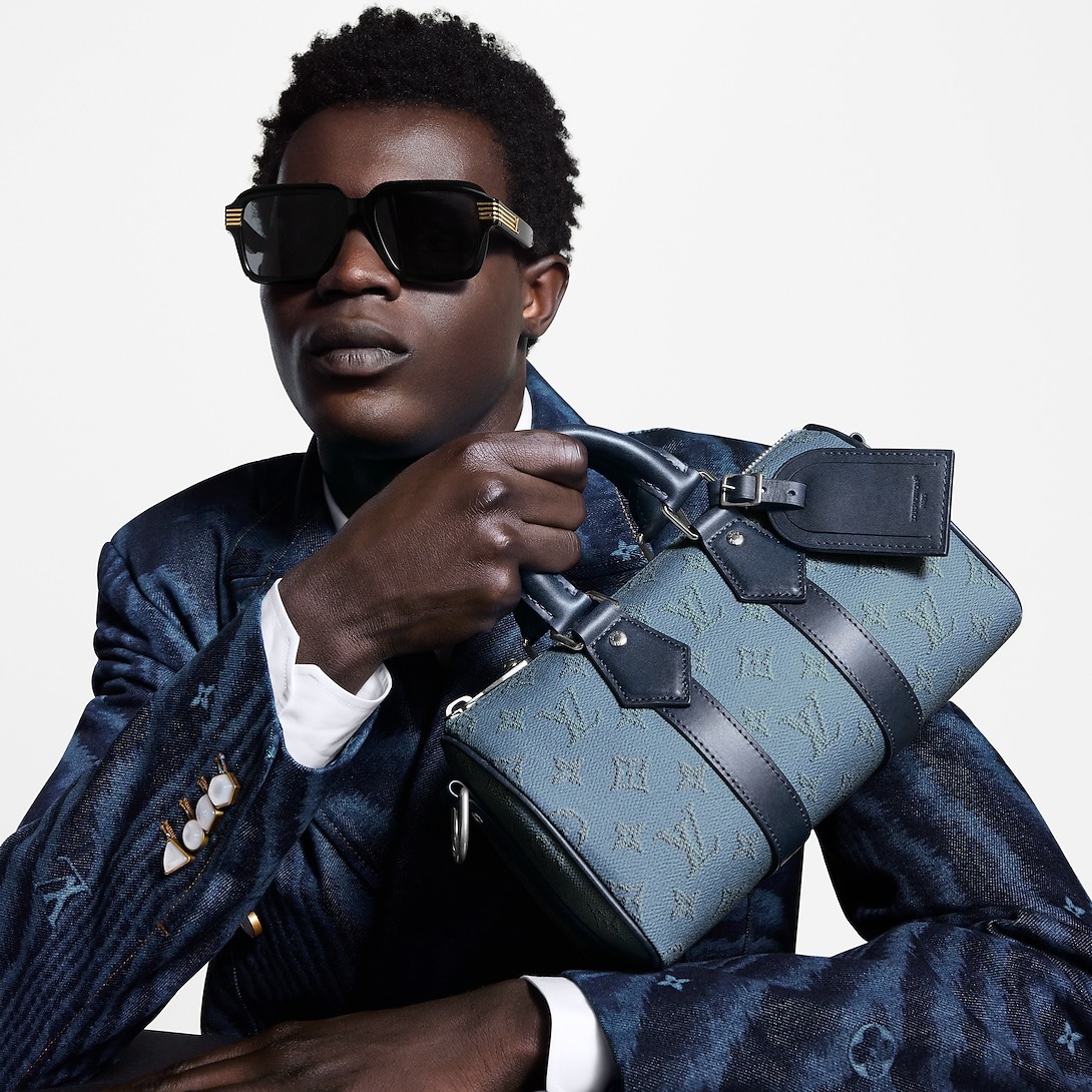 L0vis Vvtt0n Keepall Bandoulière 25 Bags Blue 25cm/9.8in – M14681