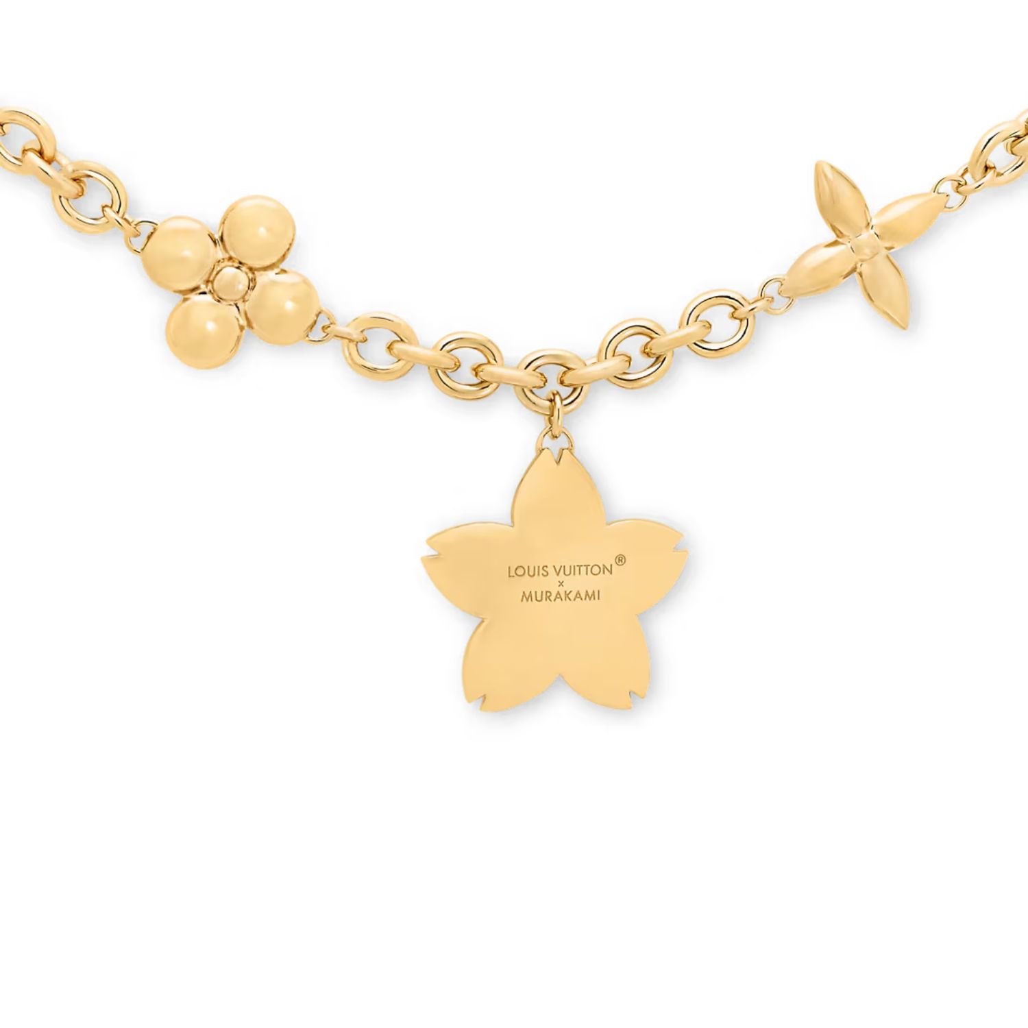 L0vis Vvtt0n LV x TM Cherry Blossom Bag Chain For Women M02540