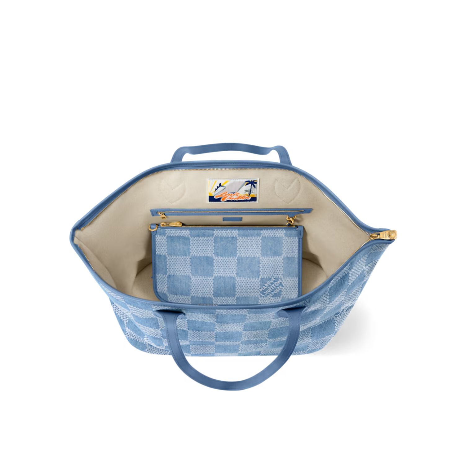 L0vis Vvtt0n Nevereverfull Bag Denim Blue For Men 60cm/24in – N00198