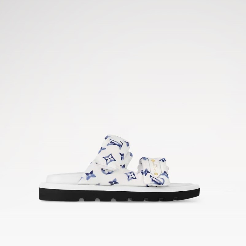 L0vis Vvtt0n Pool Pillow Comfort Mule Blue For Women 1AHMKL