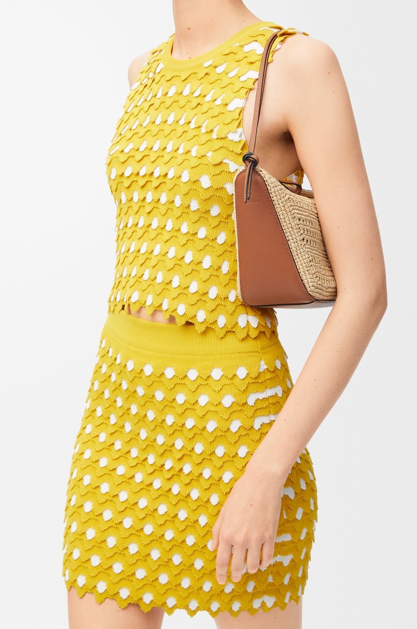 L0ew* Mini Hammock Hobo Raffia Natural For Women 17cm/6.7in – A538G13X09