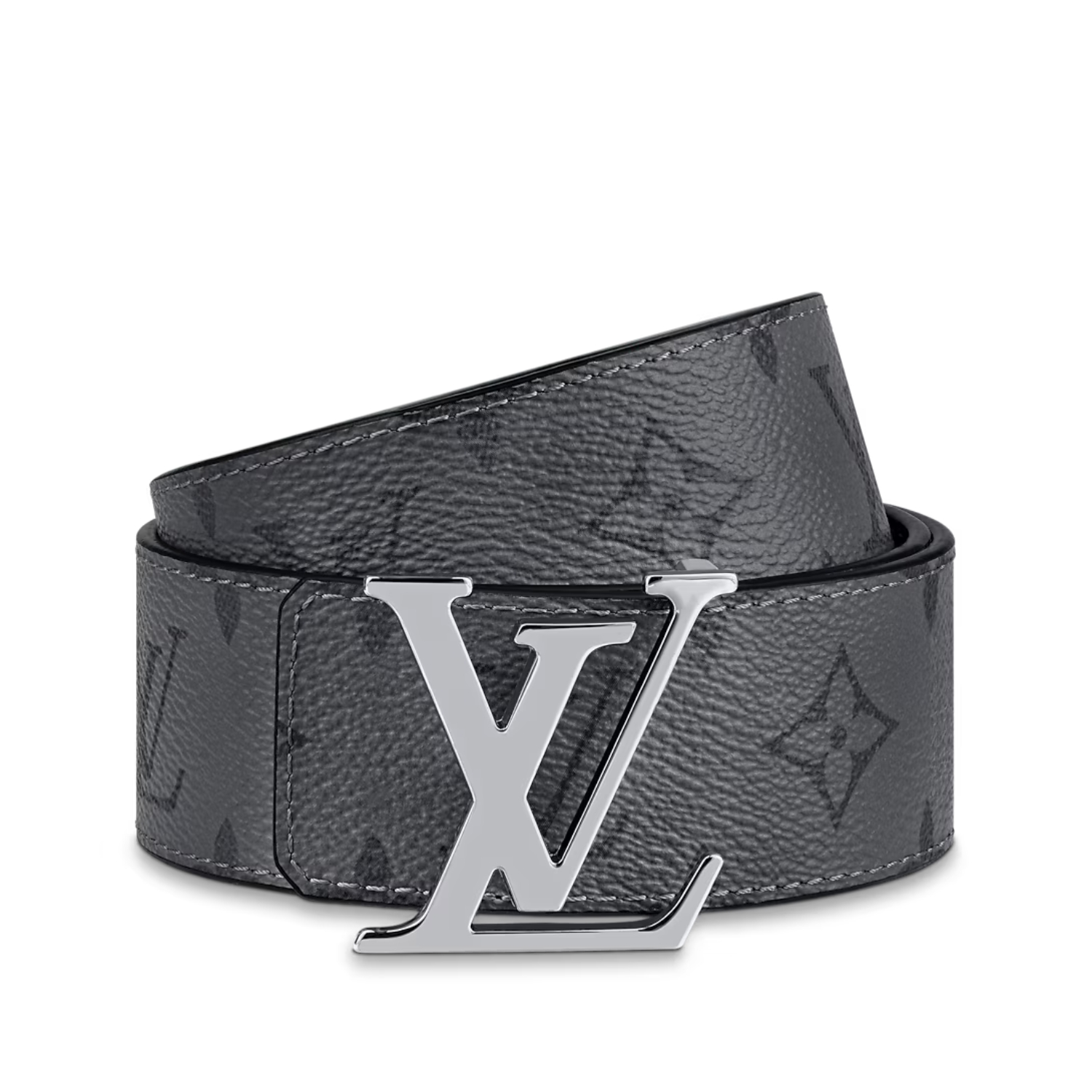 L0vis Vvtt0n LV Initiales 40mm Reversible Belt Monogram Eclipse For Men M0285T