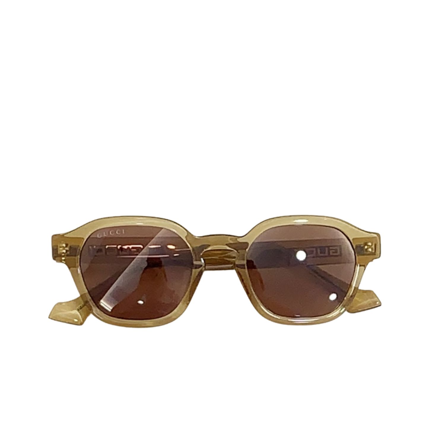 Gvc*1 Transparent Yellow Frame Sunglasses