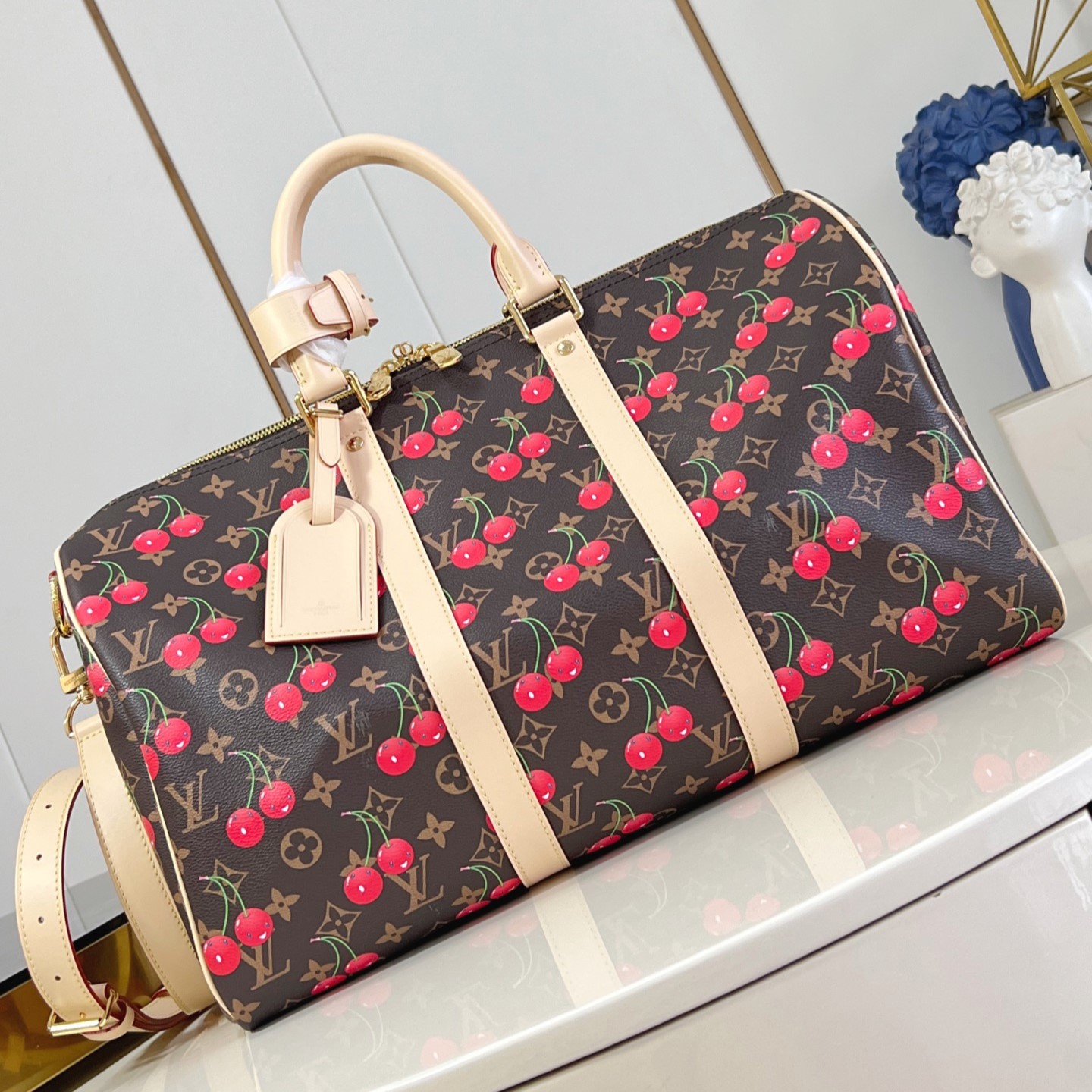 [True-to-ORIGINAL] L0vis Vvtt0n LV x TM Keepall Bandoulière 45 17.7in/45cm M13764