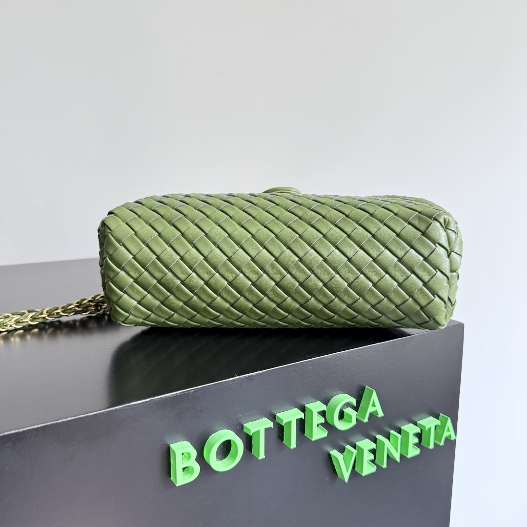 [True-to-ORIGINAL] B0tt*ga Ven*ta Small Lauren 1980 Matcha For Women 27cm/10.6in