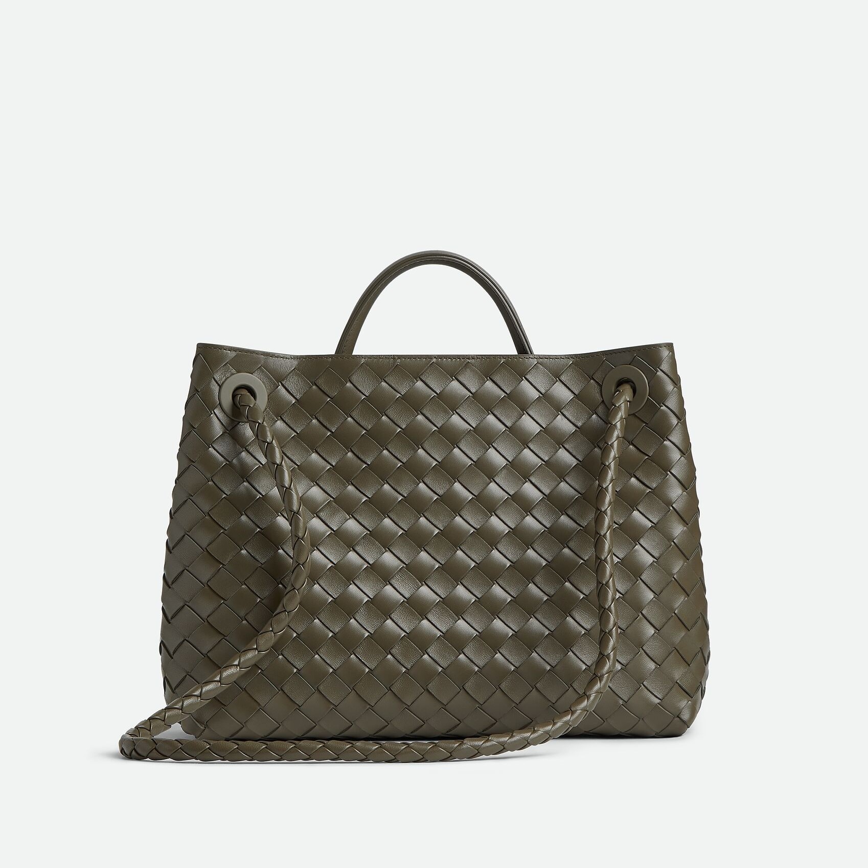 [True-to-ORIGINAL] B0tt*ga Ven*ta Medium Andiamo Cypress For Women 32cm/12.6in 766016VCPP13231