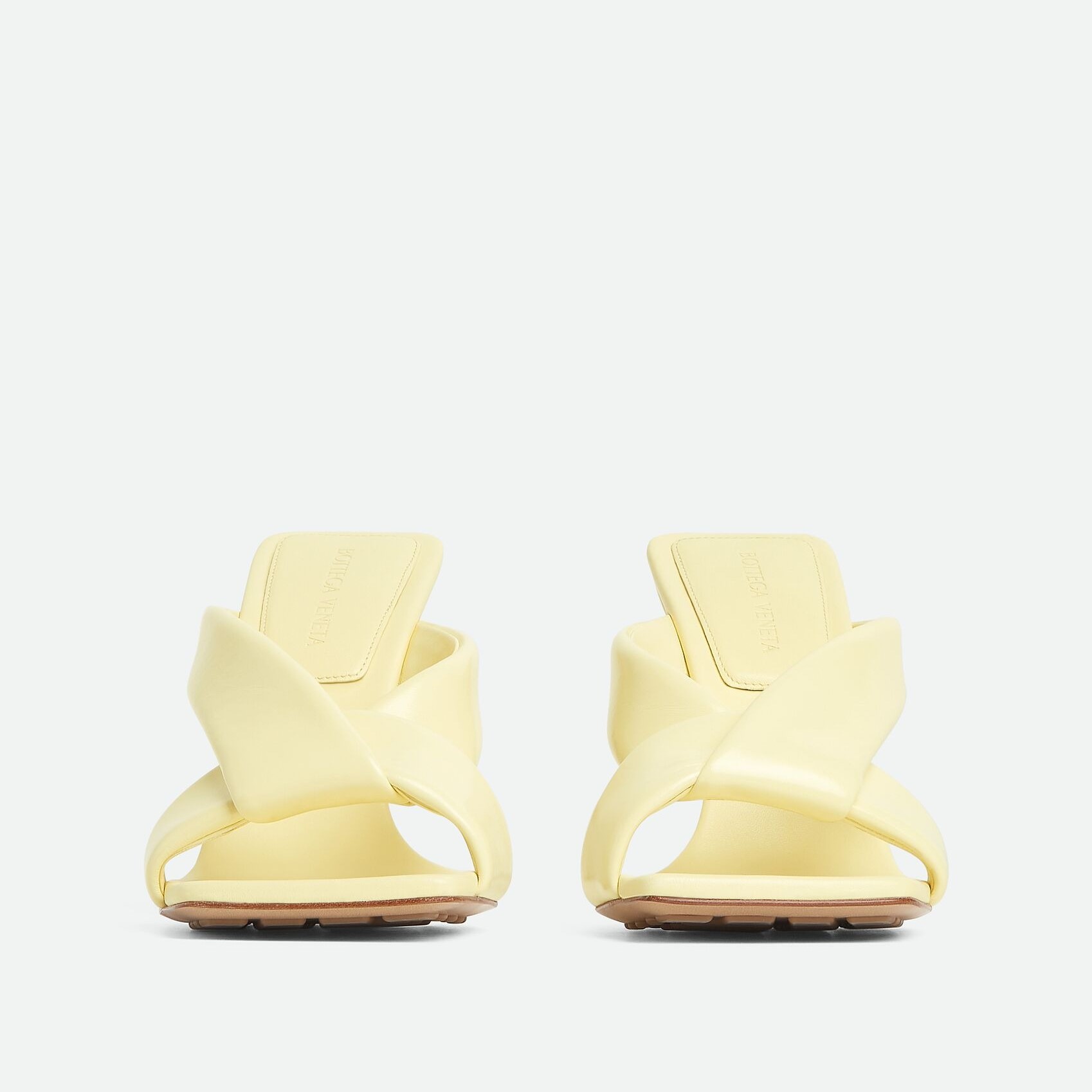 B0tt*ga Ven*ta Riva Mule High Heel Camomile For Women 827612V3H907138