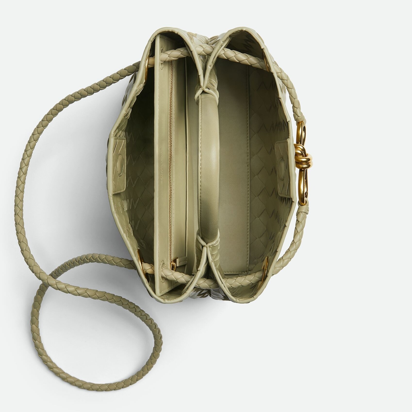 [True-to-ORIGINAL] B0tt*ga Ven*ta Small Andiamo Travertine For Women 25cm/9.8in 766014VCPP12943