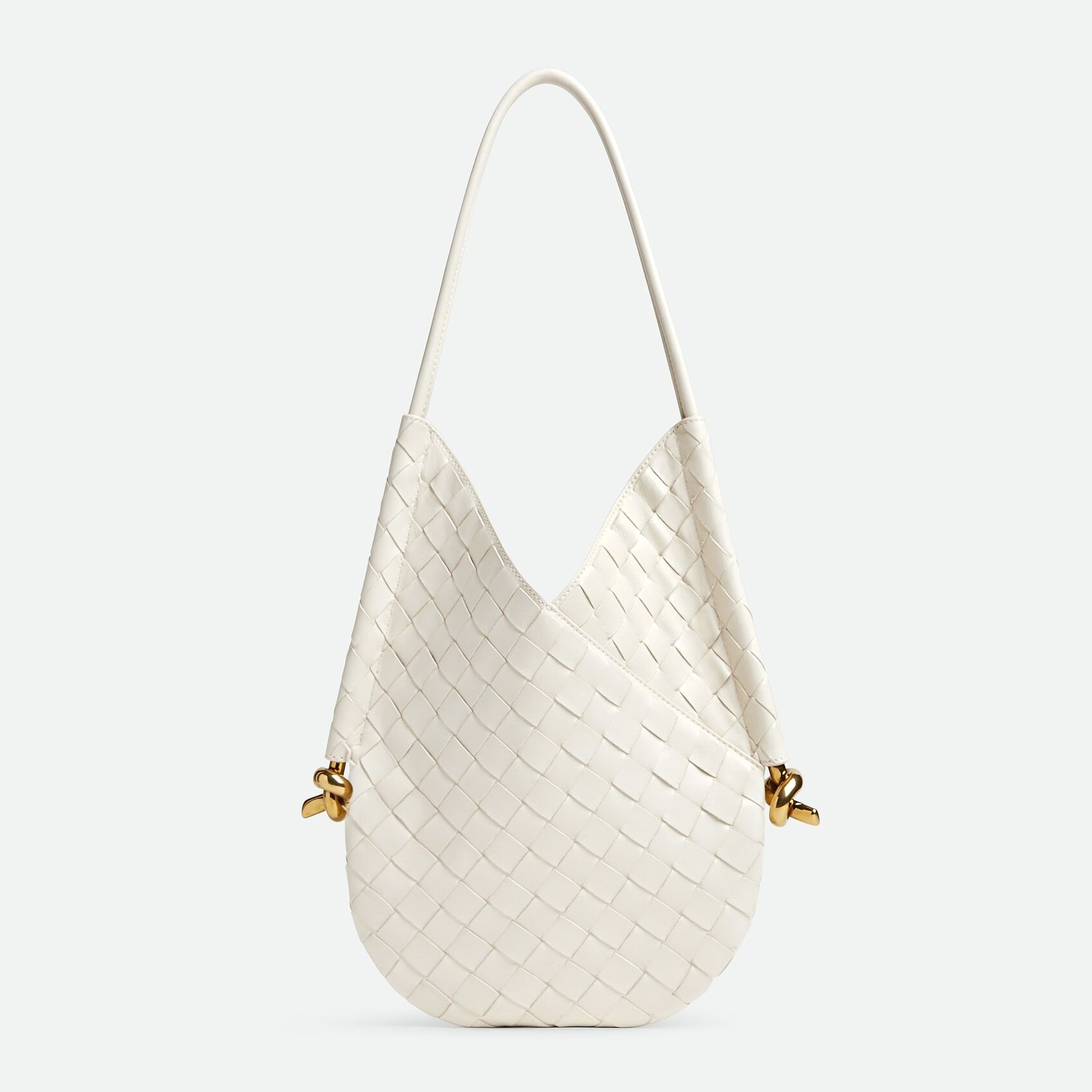 [True-to-ORIGINAL] B0tt*ga Ven*ta Small Solstice White For Women 26cm/10.2in 740898VCPP19092
