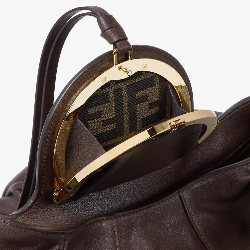 [True-to-ORIGINAL] F**di Spy Bag Dark Brown For Women 18.9in/48cm 8BR839AYCTF0L1B