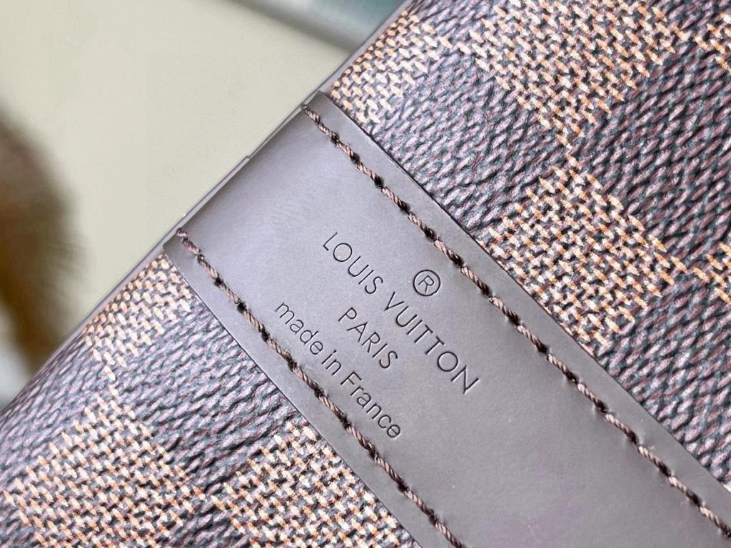 [True-to-ORIGINAL] L0vis Vvtt0n Keepall Bandoulière 50 Damier Ebene Canvas Bag Brown For Men 19.7in/50cm