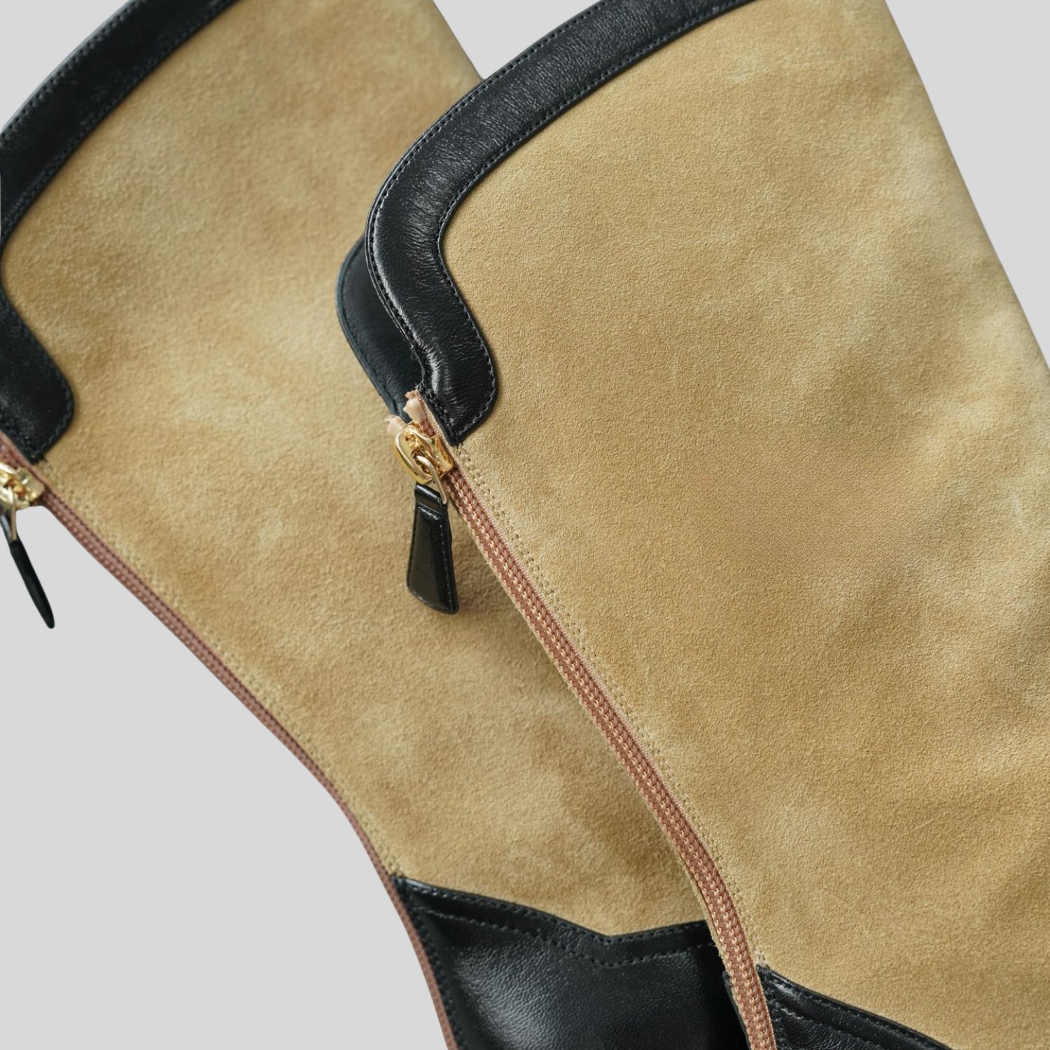 Ch**el High End Handicraft Knee Boots Camel For Women