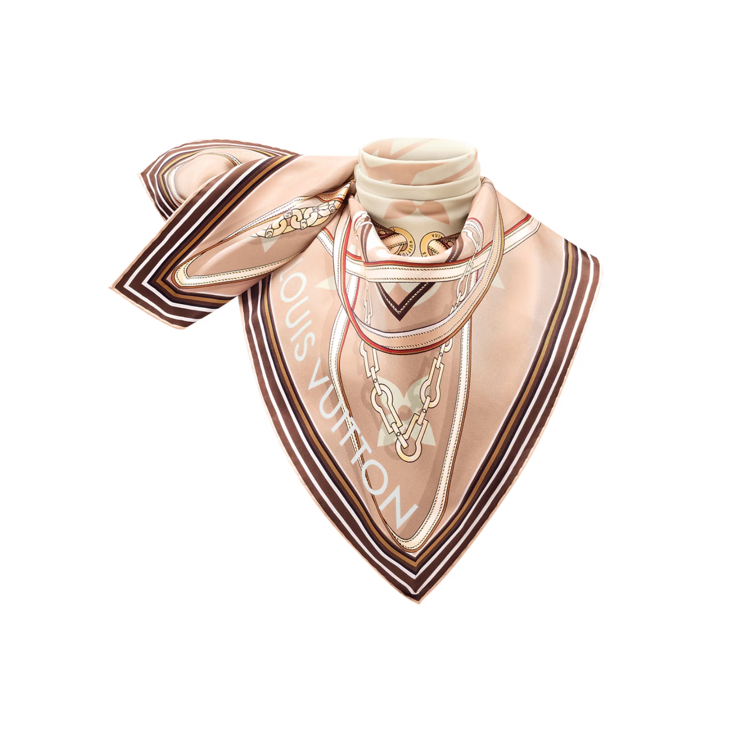 L0vis Vvtt0n Ultimate Monogram Square 90 Scarf Dune For Women 35.4in/90cm M79587