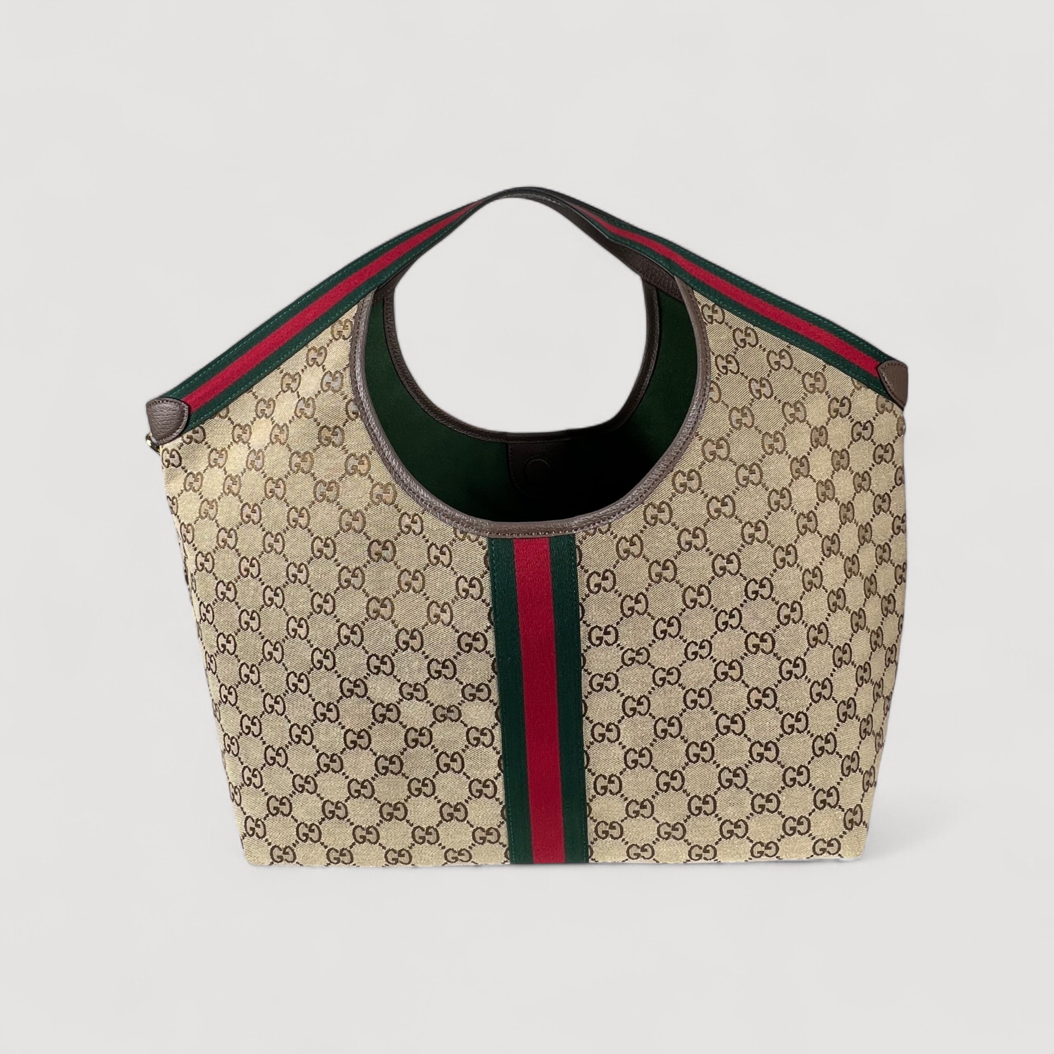 [True-to-ORIGINAL] Gvc*1 Giglio Large Tote Bag Beige And Brown For Women 23.6in/60cm ‎853971 FAFFP 2547