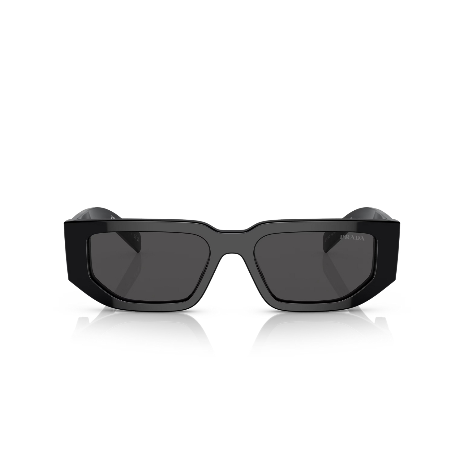 Pra*a Rectangle-Frame Sunglasses Black PR09ZS 1AB5S0 5418