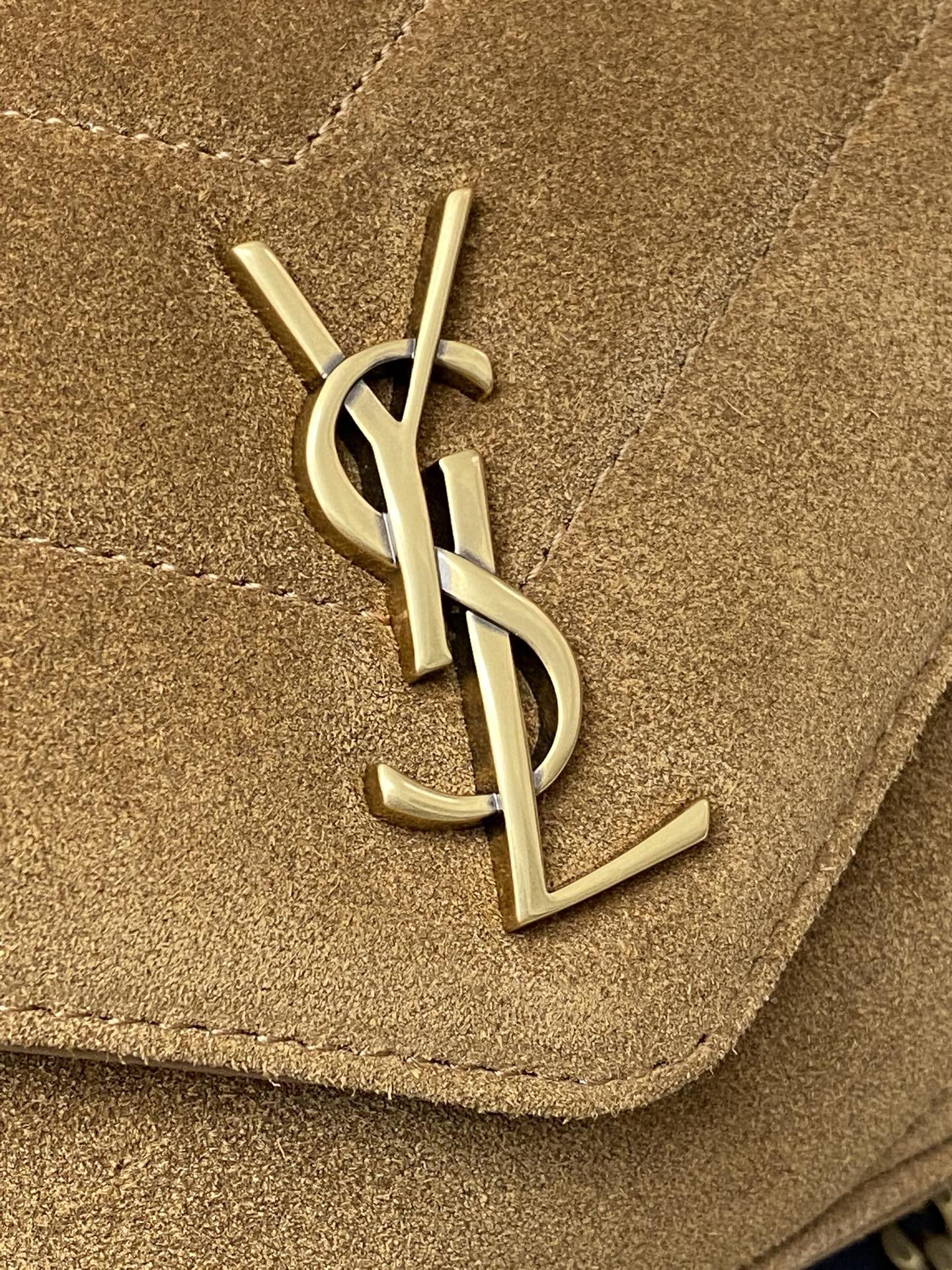 [True-to-ORIGINAL] Sa1nt Lau*nt Loulou Mini Brown For Women 20cm/7.9in