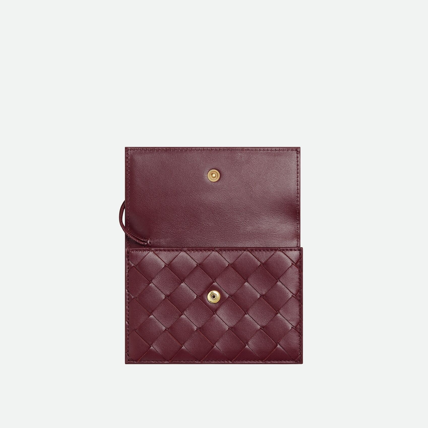 B0tt*ga Ven*ta Andiamo Zipped Card Case Barolo For Women 12.5cm/4.9in 838846VCPP22250