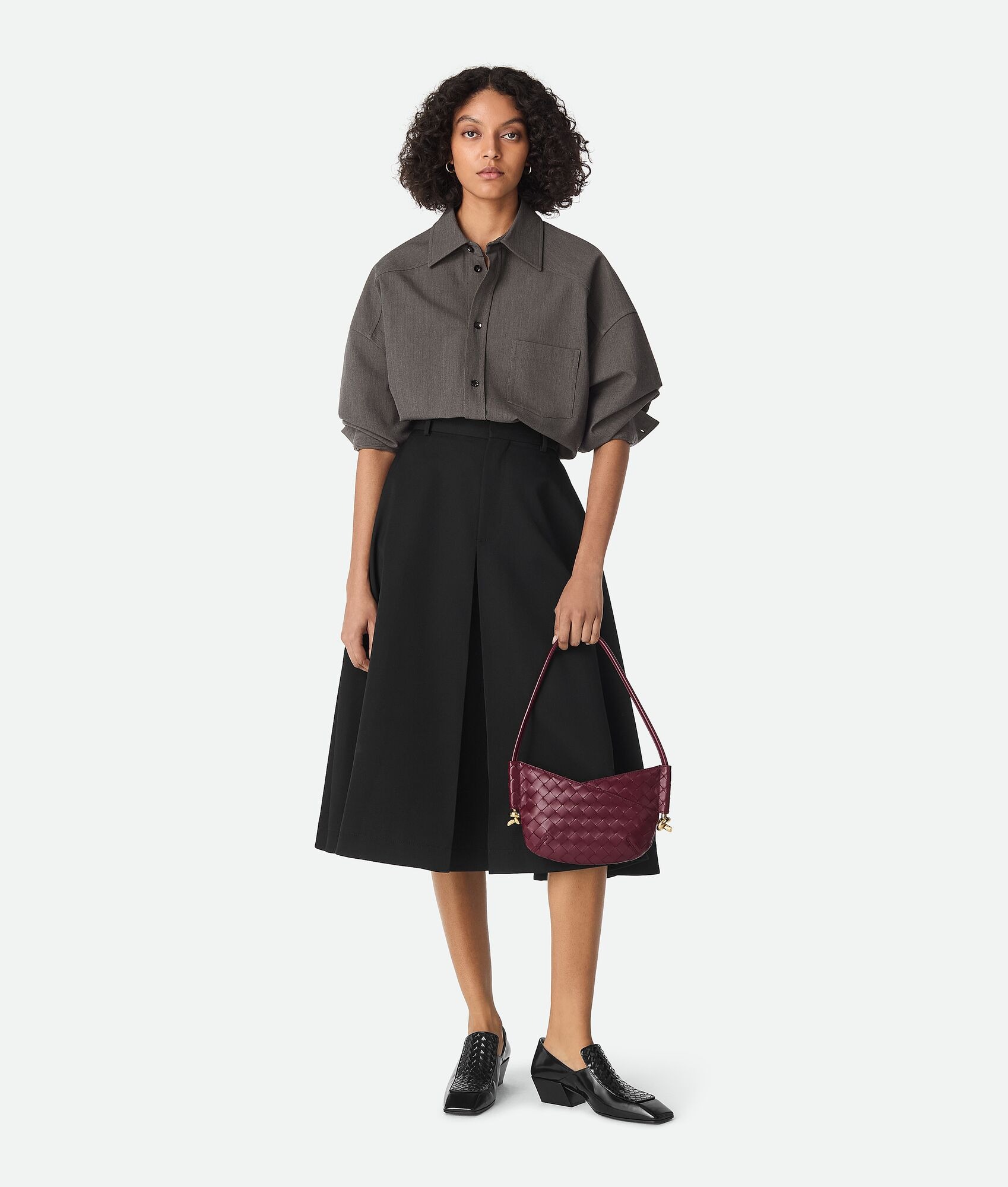 [True-to-ORIGINAL] B0tt*ga Ven*ta Baby Solstice Barolo For Women 28cm/11in 796378VCPP12250