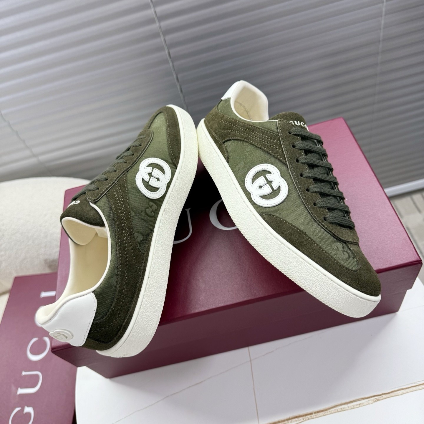 Gvc*1 G75 Trainer Dark Green For Men 840330 AAE80 3354