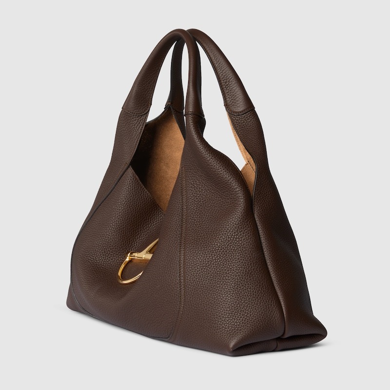 Gvc*1 Softbit Maxi Shoulder Bag Dark Brown For Women 18.1in/46cm 837466 AAEAO 2554