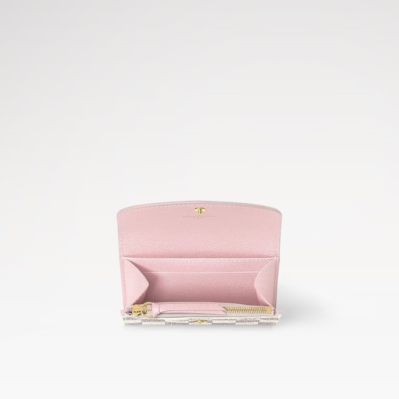 L0vis Vvtt0n Rosalie Coin Purse Damier Azur Canvas For Women 4.3in/11cm N61276