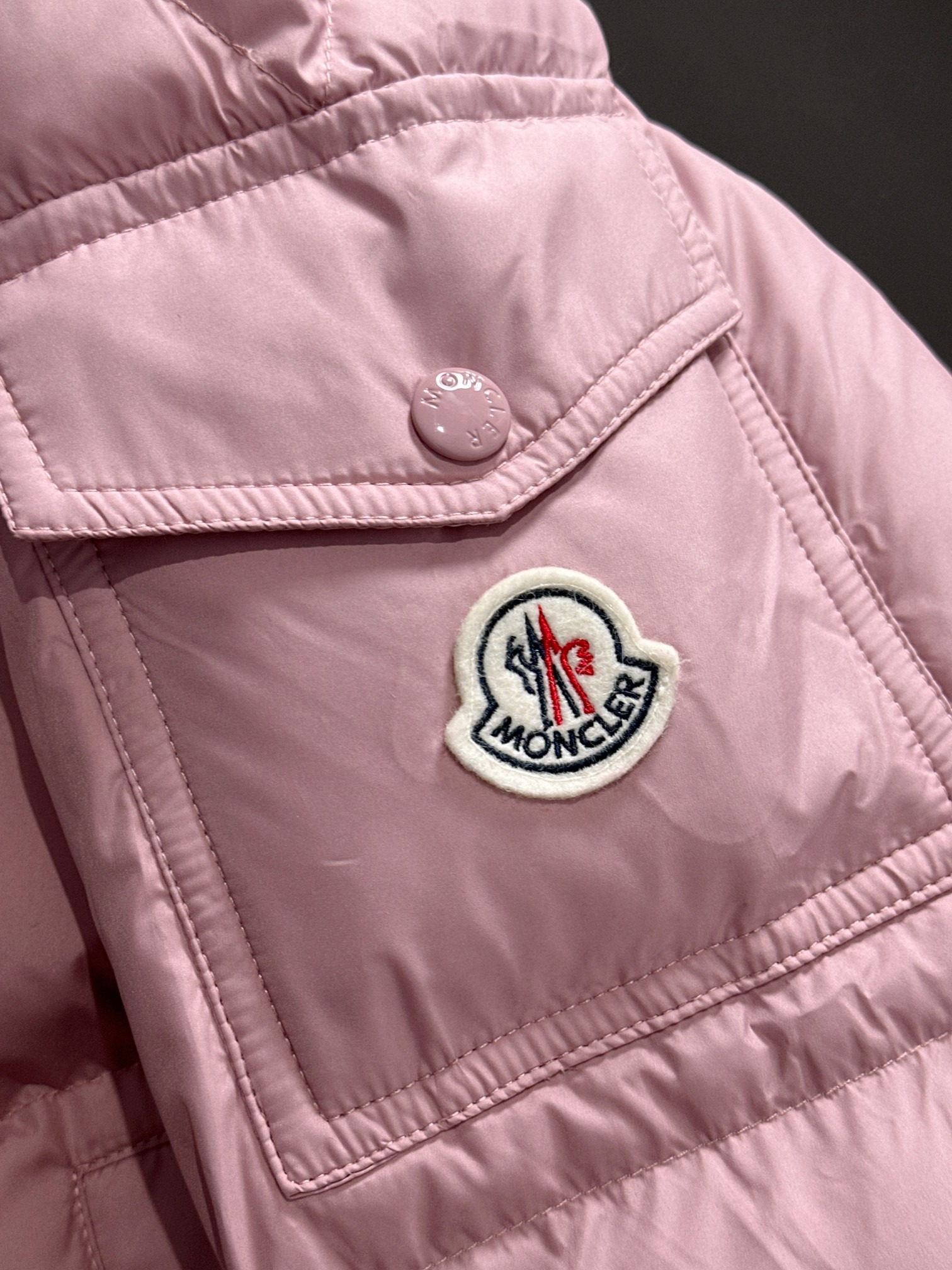 Moncler Maya 70 Short Down Jacket Pink For Women