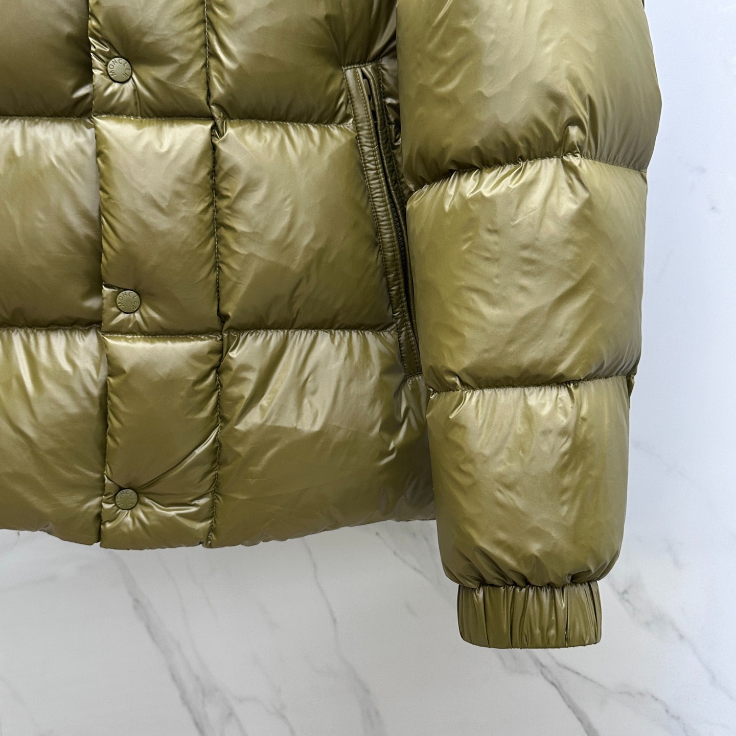 Moncler Tripiti Short Down Jacket Dark Green For Men
