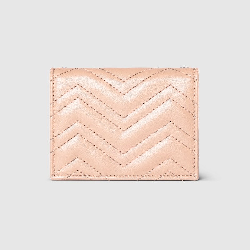 Gvc*1 Marmont Small Wallet Pale Pink For Women 4.5in/11cm 466492 AAET8 6823