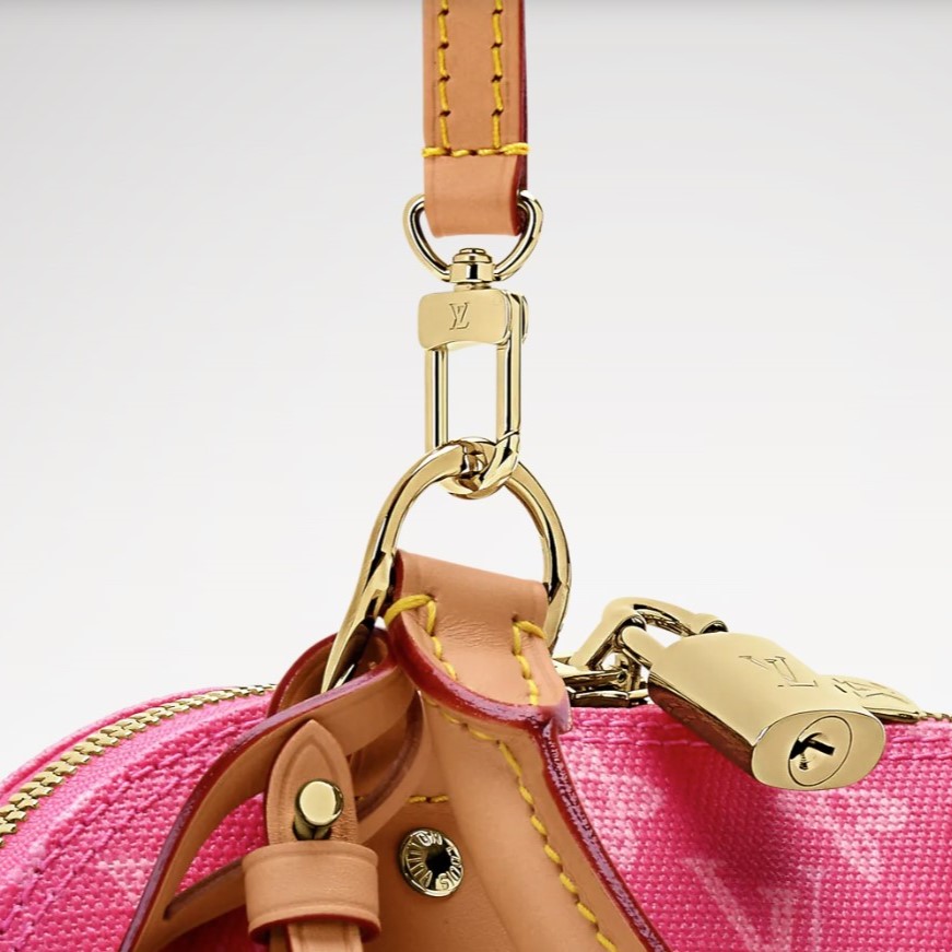 L0vis Vvtt0n Alma BB Monogram Origine Rose Ruban For Women 9.4in/24cm M28272