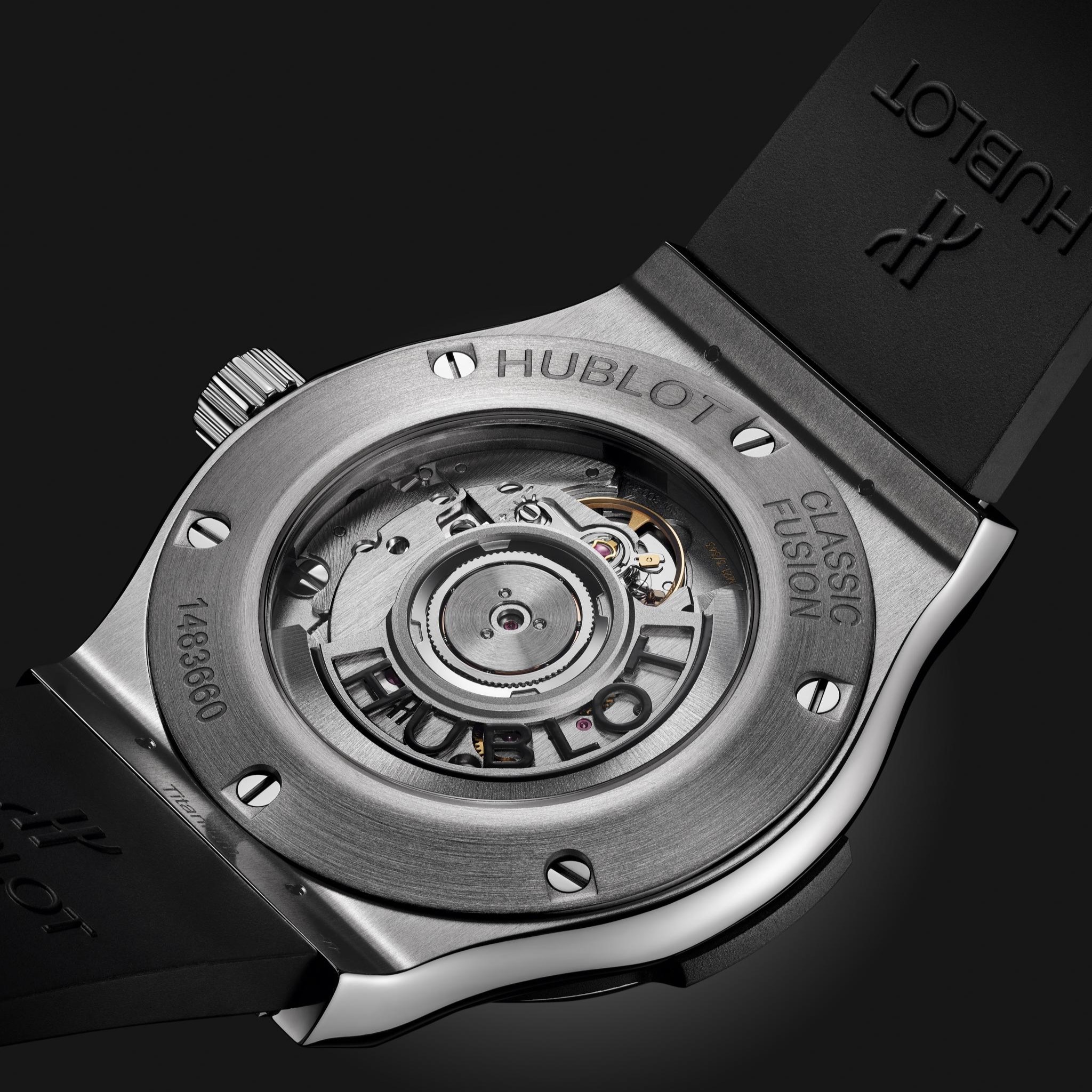 Hublot Classic Fusion Watch Black Strap Matte Black Dial 42mm For Men 542.NX.1171.RX