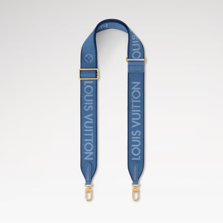 L0vis Vvtt0n Diane Shoulder Bag 9.4in/ 24cm Blue Jean Gold Hardware For Women M27362